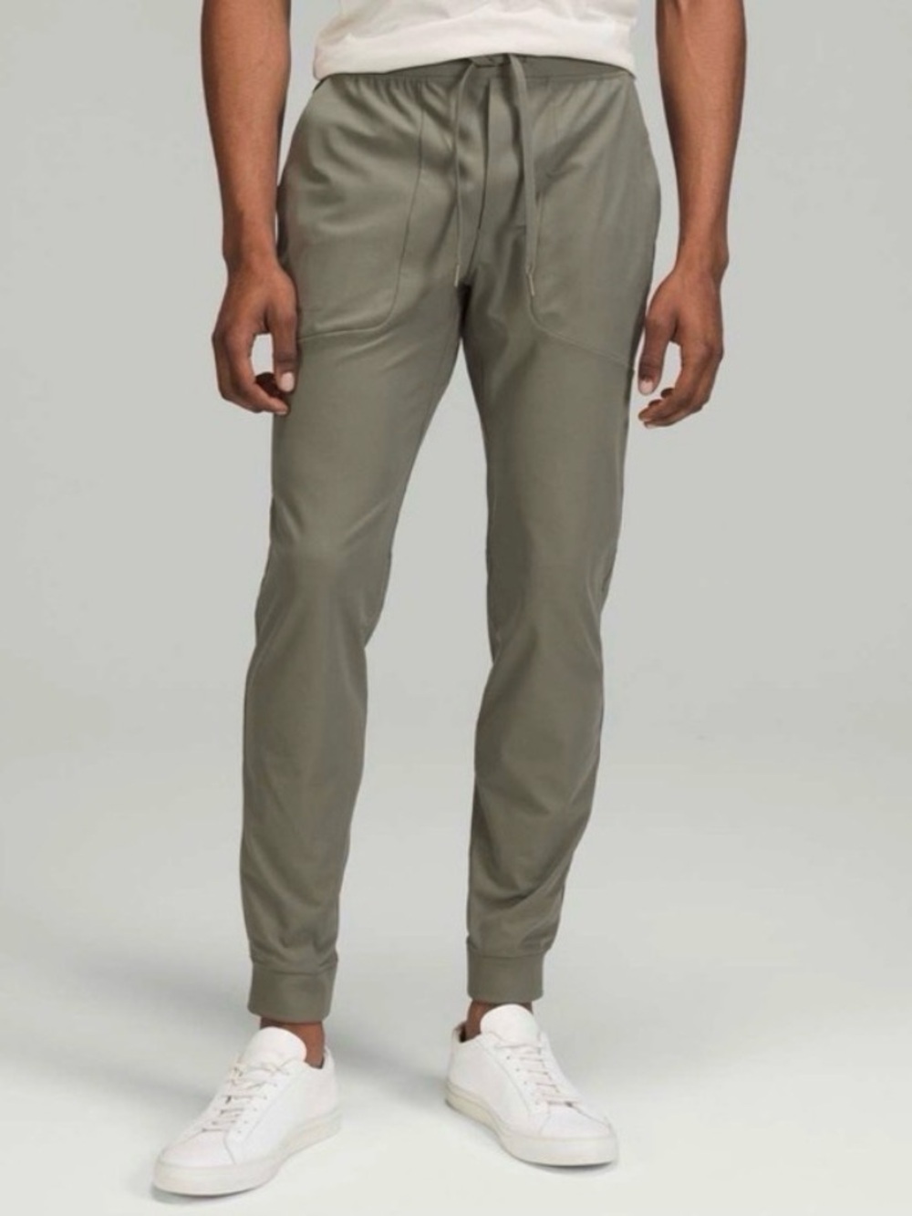 Lululemon ABC Skinny-Fit Jogger Warpstreme Grey Sage Men’s Small 28” Inseam